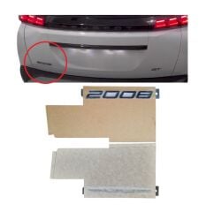 Peugeot 2008 P24E Arka Bagaj Yazısı PSA Orijinal 98532105TC
