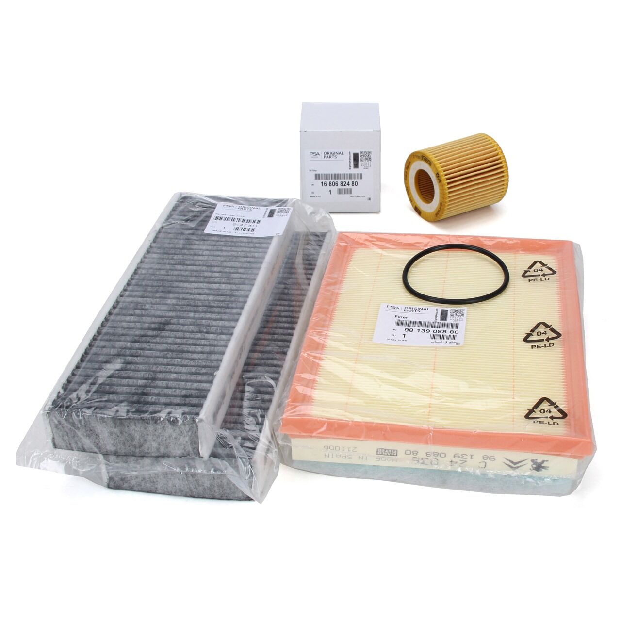 Peugeot 5008 P87 1.5 Dizel Filtre Bakım Seti PSA Orijinal