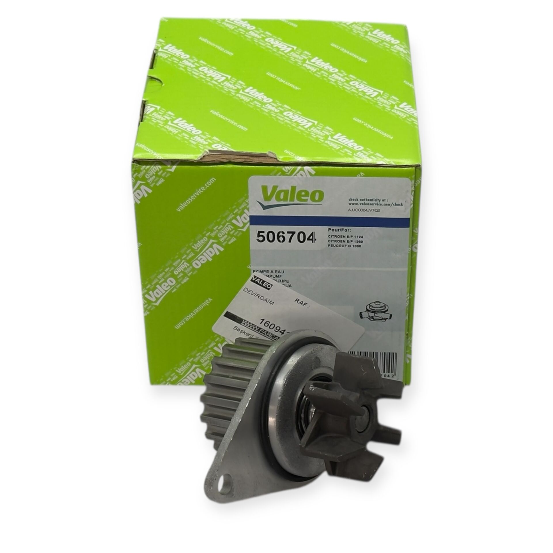 Citroen C3 A51 1.4 8V Benzinli Devirdaim Su Pompası VALEO 506704