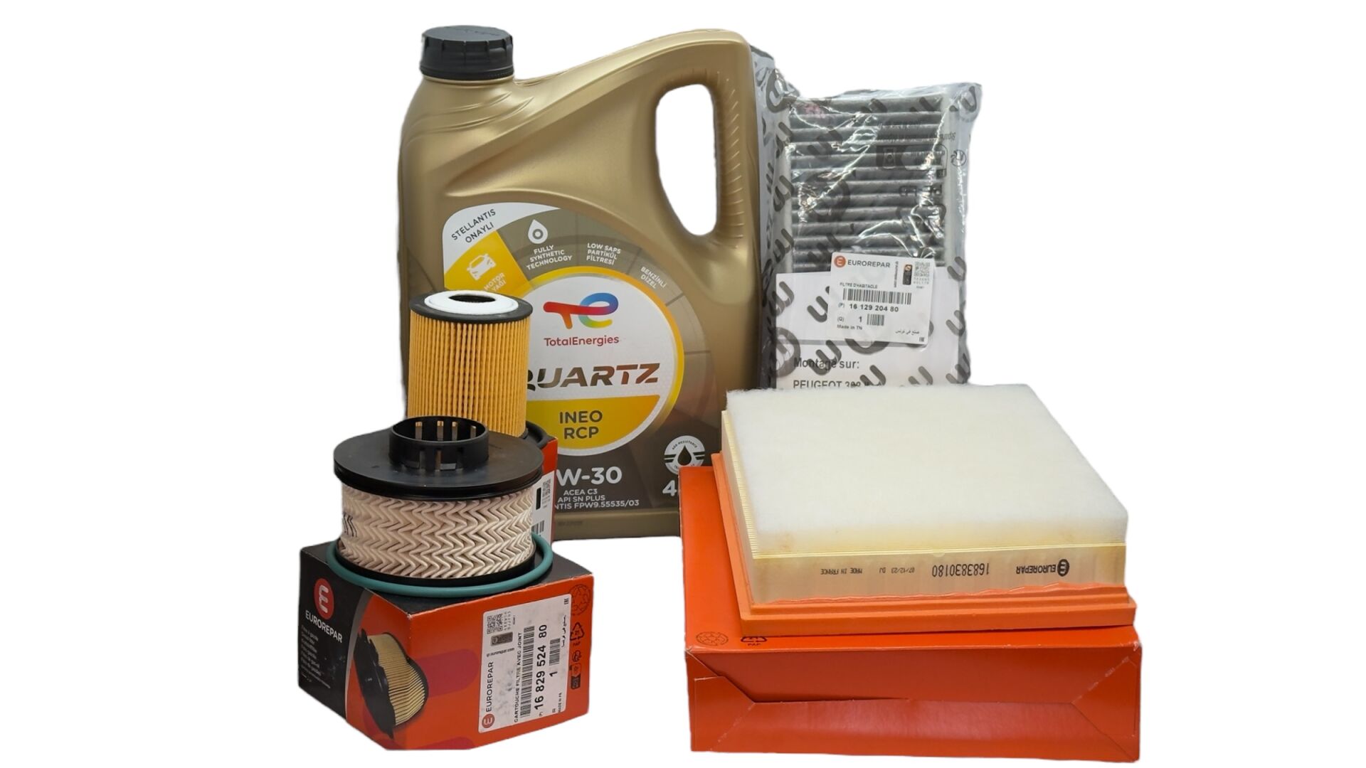 Opel Astra L 1.5 BlueHdi Periyodik Bakım Seti Eurorepar Rcp Total 4 LT