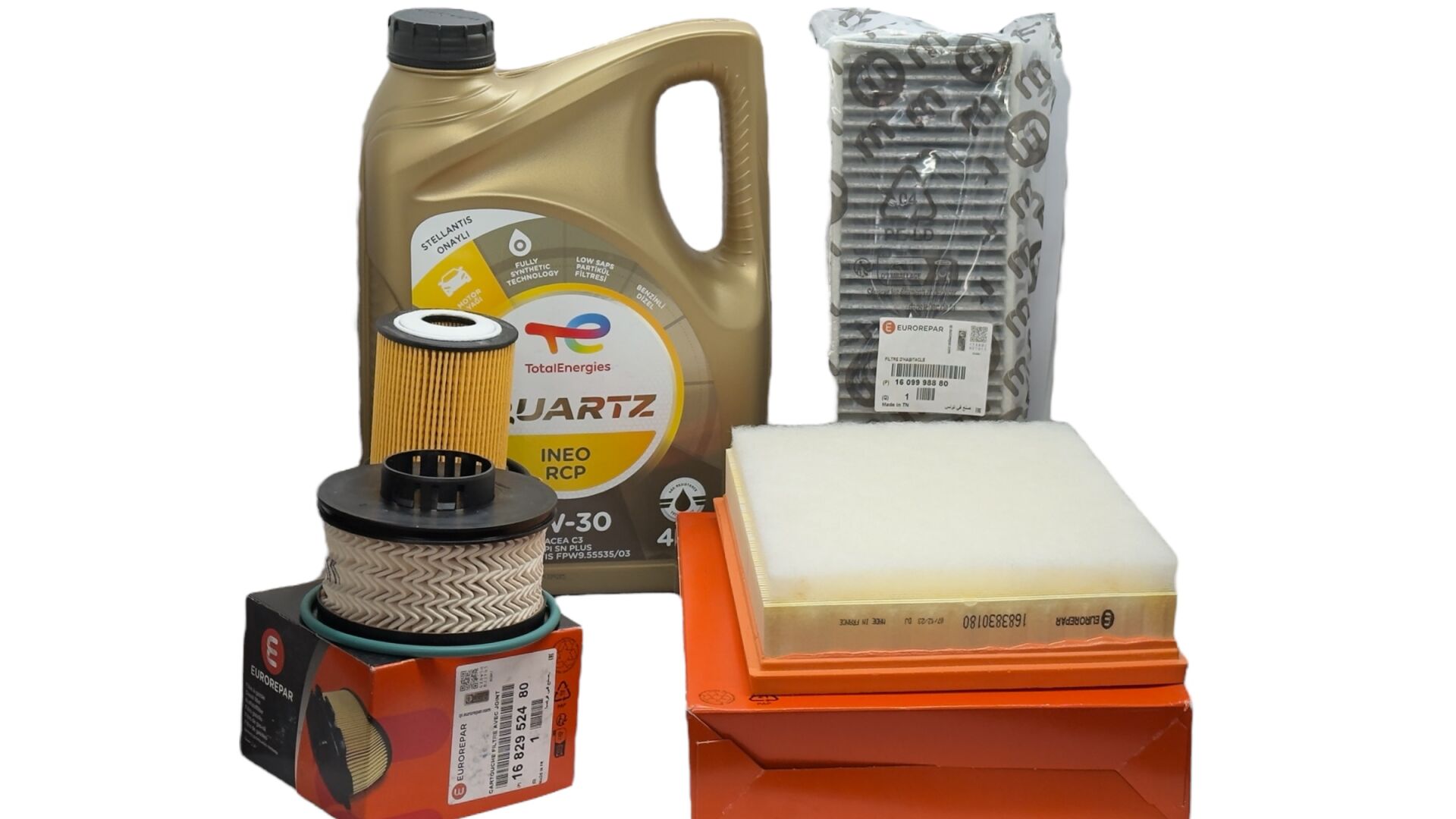 Peugeot Rifter 1.5 BlueHdi Periyodik Bakım Seti Eurorepar Rcp Total 4 LT