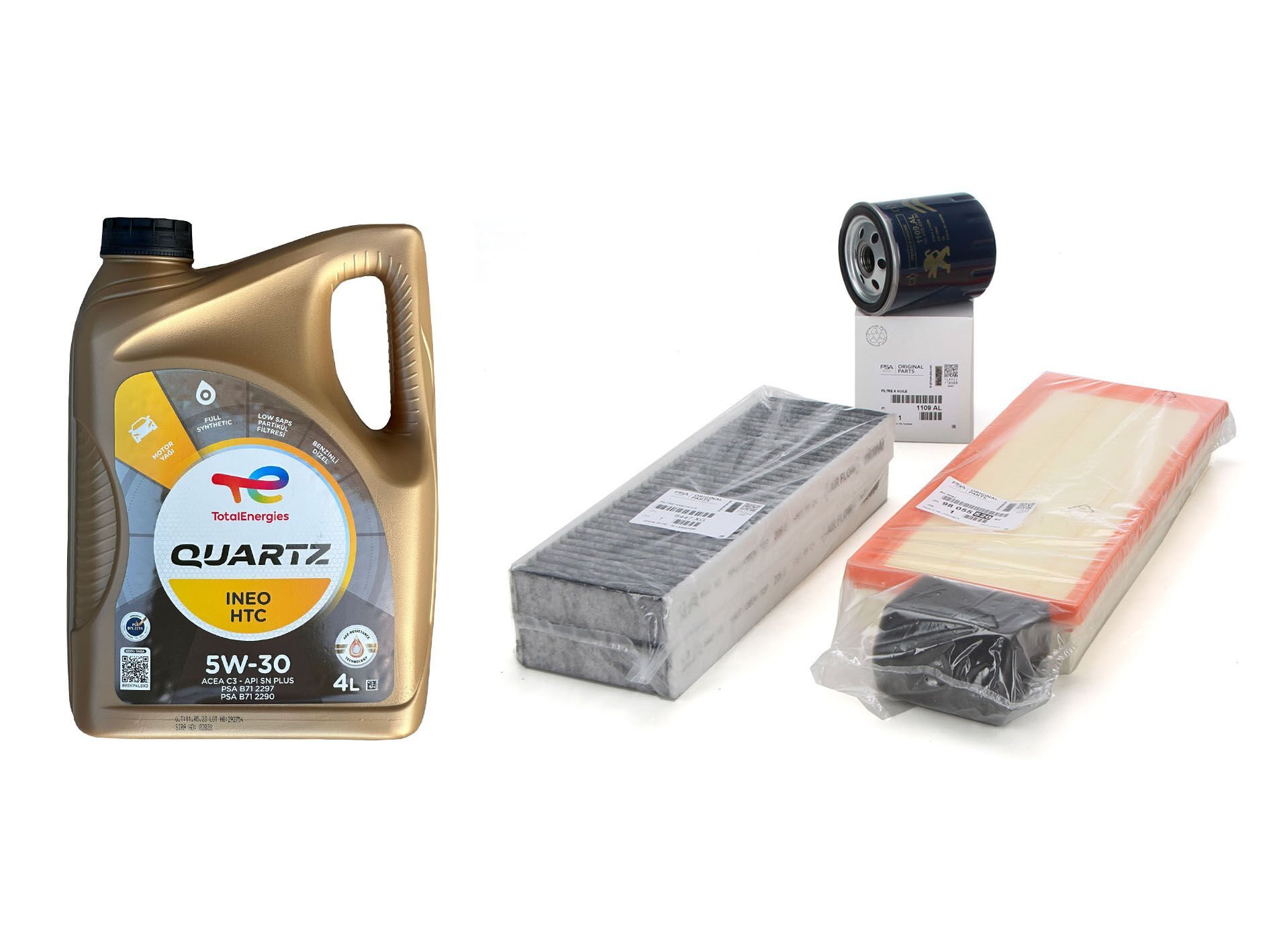 Peugeot 408 1.2 Puretech Motor Yağı Ve Filtre Bakım Seti PSA Orijinal