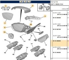 Peugeot 208 Sol Dış Dikiz Aynası PSA Orijinal 1611240880