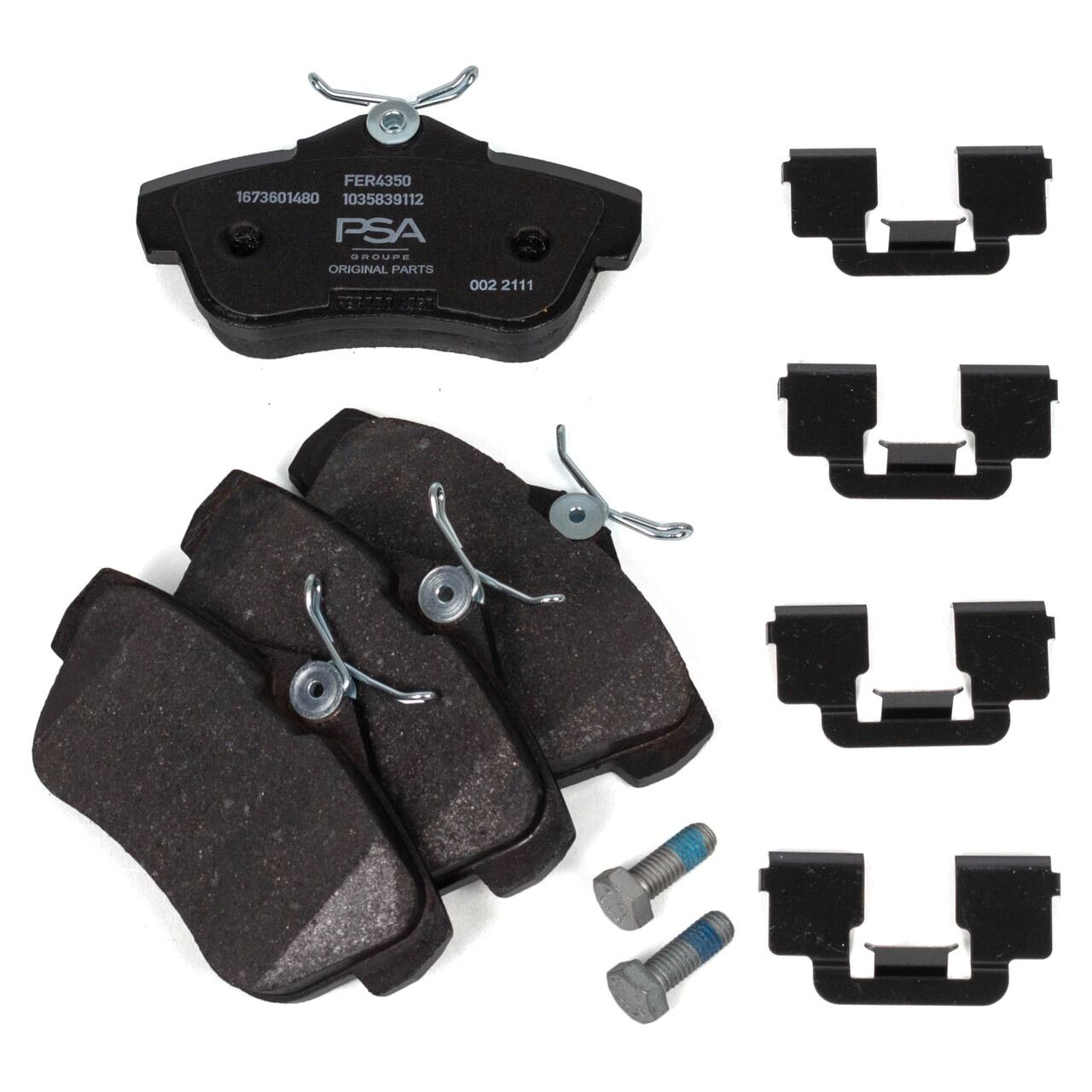 Citröen C3 A51 Arka Fren Balatası PSA Orijinal 4254.C5 4254.67