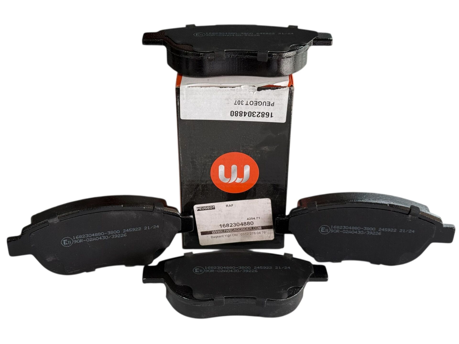 Citroen C4 Ön Fren Balatası 4254.71 1682304880