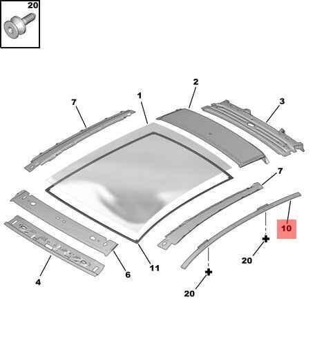 Peugeot 207 Sağ Tavan Çıtası Psa 8320.G1