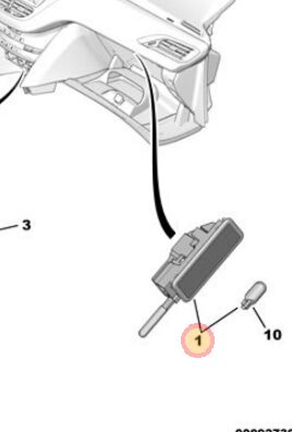 Peugeot 407 Torpido Lambası PSA Orijinal 6362.N7