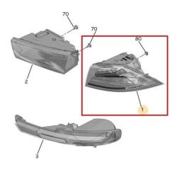 Peugeot 508 R8 Sağ Arka Dış Stop Orijinal 9848670180