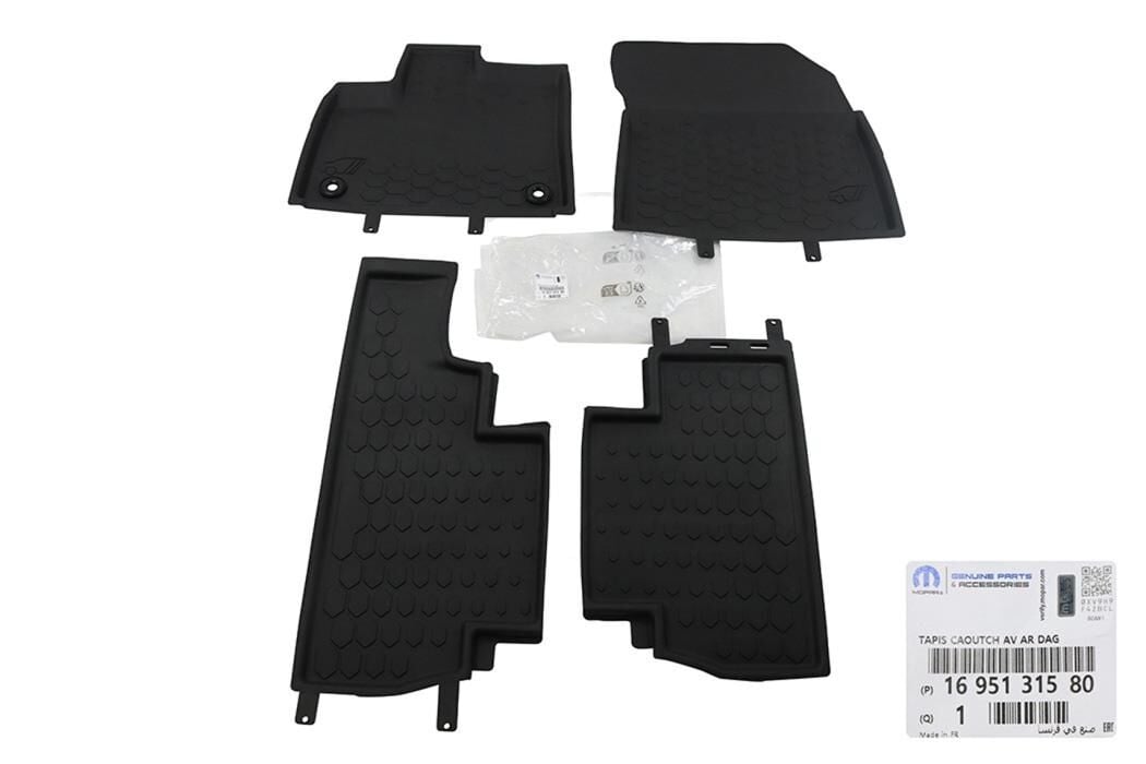 Peugeot Partner 2026 Kauçuk Paspas Havuzlu 3D Takım Orijinal Psa 1695131580