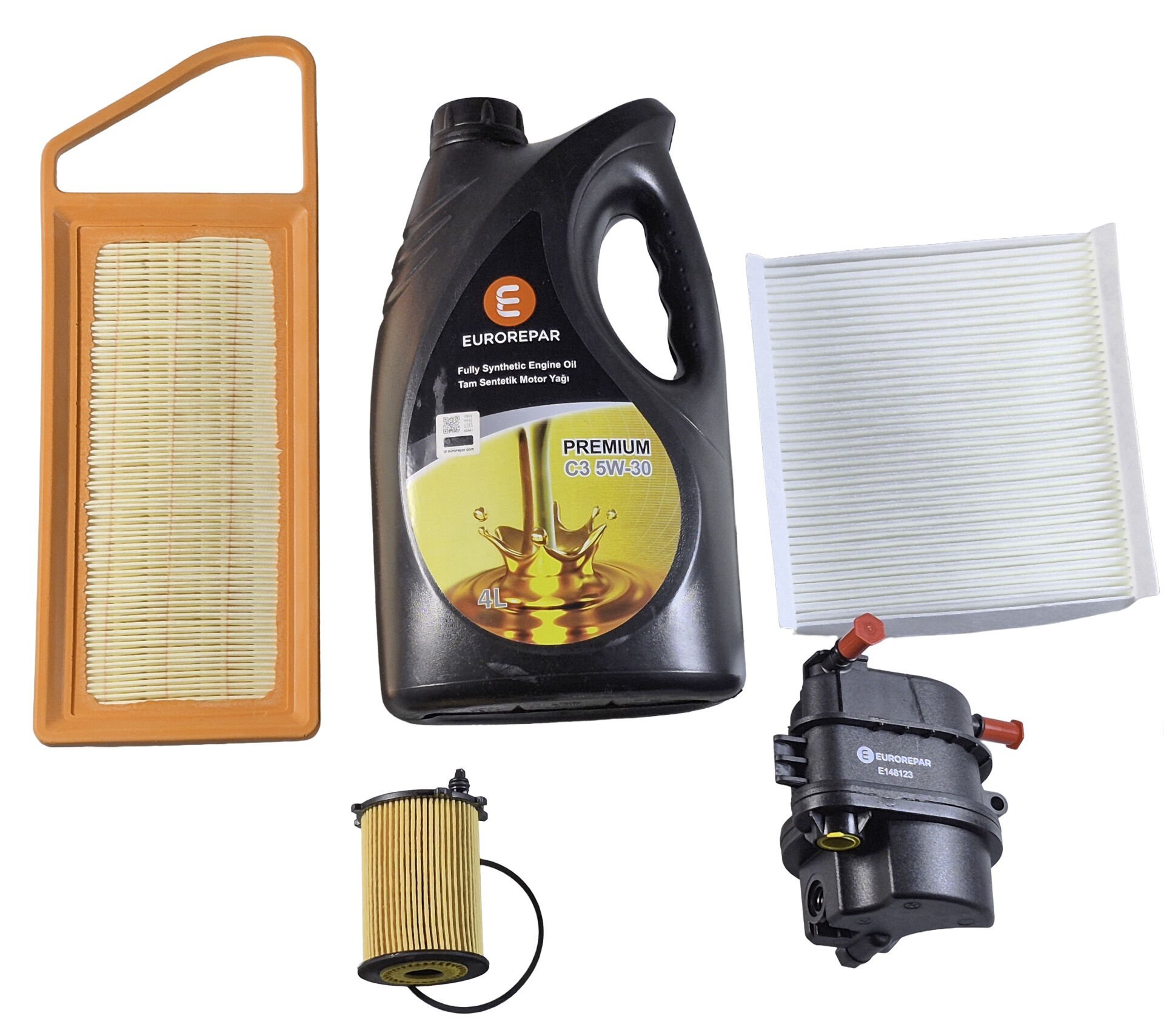 Citroen Nemo 1.4 Hdi Periyodik Bakım Seti Eurorepar Yağ